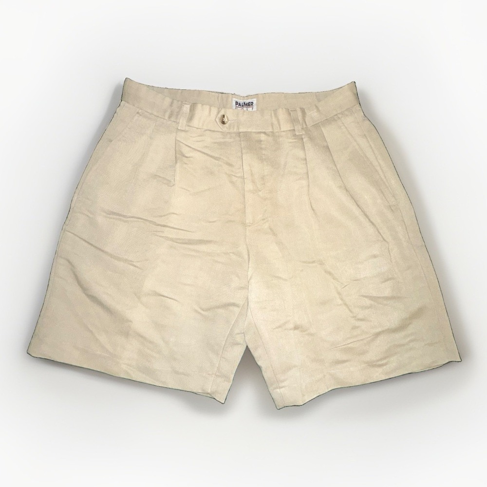 Palmer Golf‎ Mens Shorts 36 Khaki Preppy